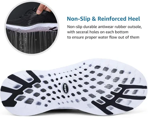 Vista 4 de Racqua Zapatos de agua de malla transpirable para mujeres y hombres