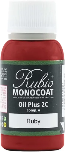 Vista 22 de Rubio Monocoat Muestra de Tinte y Acabado para Madera - Niebla 5% Aceite Plus Parte A Aceite de linaza para madera de secado rápido y ecológico