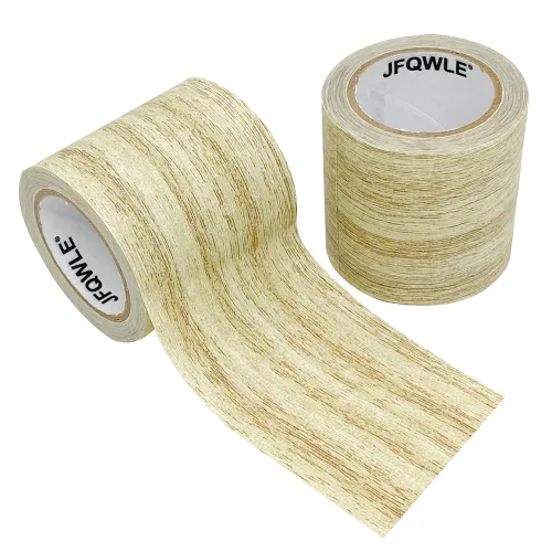 Vista 8 de Parche de cinta de reparación de 2.2 x 15 pies, adhesivo texturizado de madera, parche impermeable realista para suelo, escritorio, silla, sofá