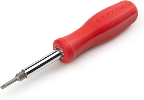 Vista 10 de TEKTON Destornillador multi-punta Phillips/ranurada 6-en-1 (#1 x 3/16 pulgadas, #2 x 1/4 pulgadas, Negro) DMS14001