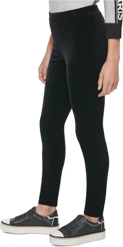 Vista 3 de Karl Lagerfeld Paris Leggings ajustados de terciopelo para mujer
