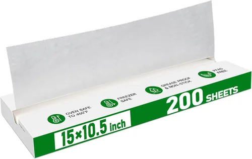 Vista 22 de EcoDispose 2000 hojas de papel precortadas de 6 x 10.5 pulgadas, color Blanco