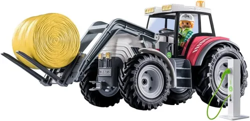 Vista 7 de Playmobil Tractor grande con accesorios