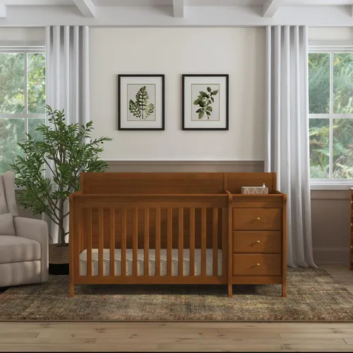 Vista 5 de Davinci Kalani - Combo de cuna convertible 4 en 1 y cambiador en color castaño
