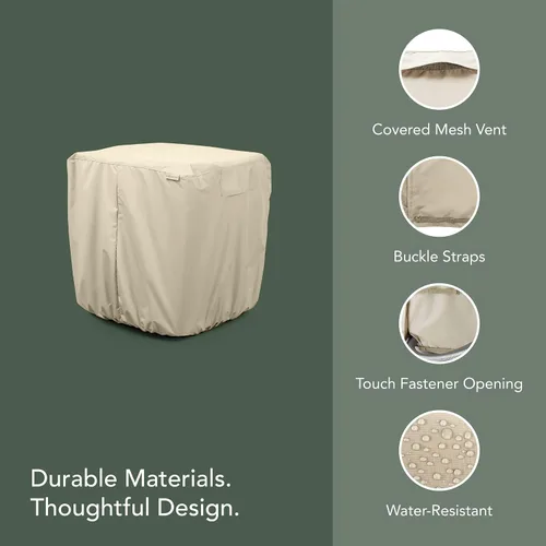 Vista 4 de Covermates Funda de aire acondicionado, protección duradera resistente a la intemperie para unidades al aire libre, poliéster Elite 300D, 30