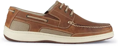 Vista 6 de Dockers Zapato náutico clásico de cuero para hombre con defensor de manchas