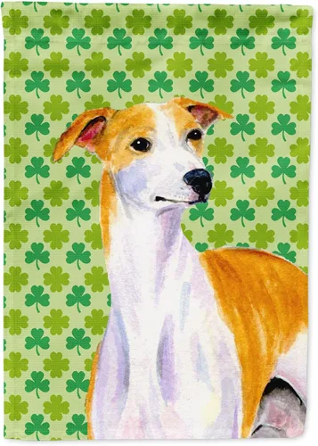 Vista 124 de Caroline's Treasures SS4442GF Affenpinscher Bandera de jardín con retrato de trébol del día de San Patricio para buzón, bandera decorativa