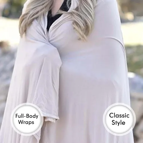 Vista 35 de K E L O R Luxury Cooling Travel Blanket - Stretchy, Lightweight Soft & Breathable Shawl Wraps for Women