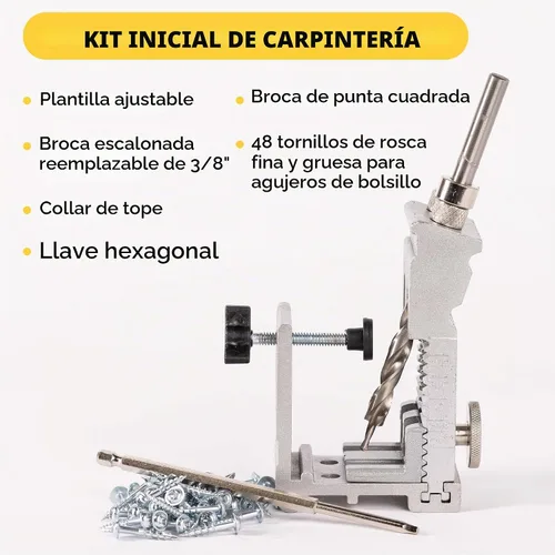 Vista 4 de General Tools Plantilla de agujero de bolsillo ajustable 854