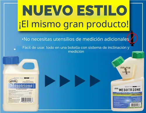Vista 2 de Liquid Harvest Mesotrione - 8oz - Concentrado de mesotrione (comparado con Tenacity) - Mata malezas pre y post-emergente para césped y césped