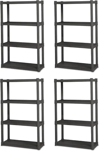 Vista 9 de Sterilite ShelfTote, contenedores de almacenamiento de plástico