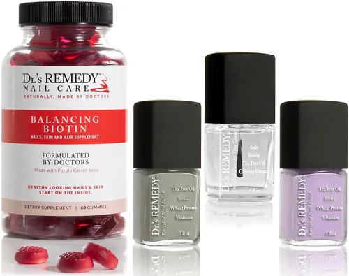 Vista 7 de Dr.'s Remedy Juego de 4 esmaltes de uñas enriquecidos BLUSHING Bride Collection