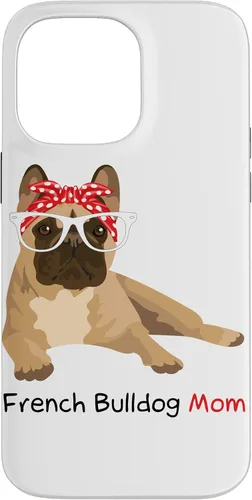 Vista 21 de French Bulldog Mom Bandana Womens Frenchie Case for iPhone 17
