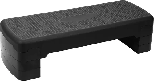 Vista 9 de BalanceFrom Aerobic Step Platform Trainer with Adjustable 3-Level Risers, 400 Pound Weight Capacity – Non-Slip Exercise Stepper for Cardio