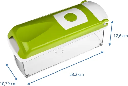 Vista 4 de Genius Nicer Dicer Plus 18 piezas Kiwi Cortador multiusos Cortador de frutas y verduras