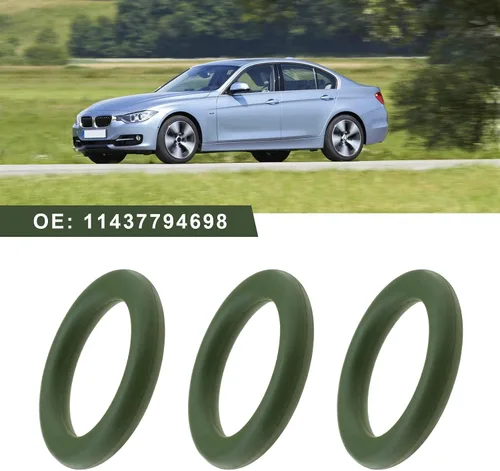 Vista 4 de 5 piezas de repuesto para tubo guía de aceite 11437794698 compatible con BMW Serie 1 Serie 3 Serie X3 Z4 E87 E46 E90 E83 E85 Junta de sello de junta