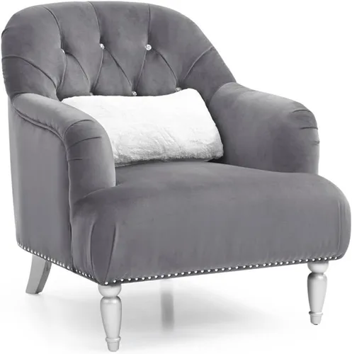 Vista 17 de Glory Furniture Sofá de dos plazas Pompano Velvet en negro