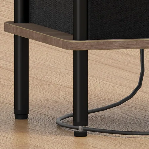 Vista 8 de Mesa auxiliar pequeña con estación de carga, mesa auxiliar para espacios pequeños, mesita de noche delgada con tomacorriente, sofá junto a la mesa