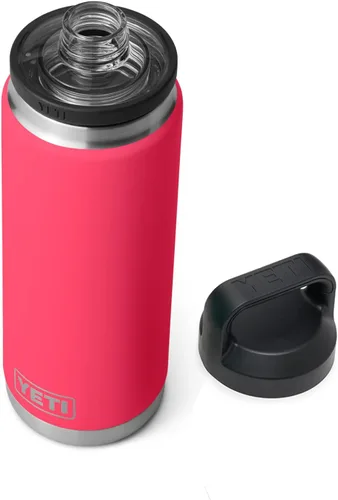 Vista 36 de YETI Rambler - Botella de acero inoxidable, hermética, con aislamiento al vacío y tapa chug, 26 onzas, color amarillo alpino Alpine Amarillo