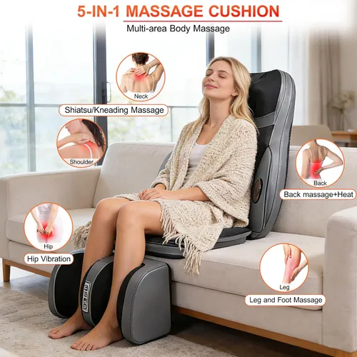 Vista 5 de Cojín eléctrico del masaje para el cuerpo, masajeador de espalda