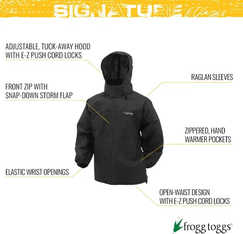 Vista 62 de FROGG TOGGS Chaqueta impermeable y transpirable clásica para hombre