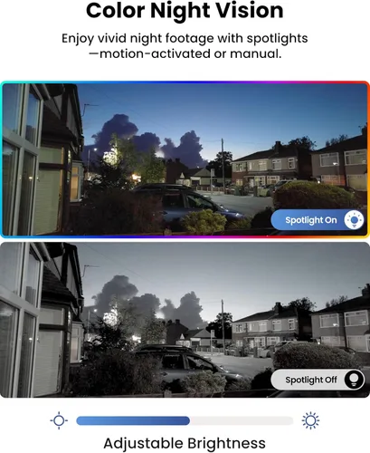 Vista 5 de Cámara de seguridad REOLINK 4K para exteriores con WiFi y enchufe, cámara PTZ para seguridad del hogar, nueva tecnología Wi-Fi 6, seguimiento