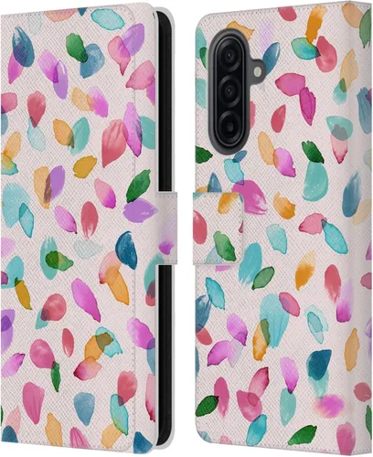 Vista 38 de Head Case Designs Officially Licensed Ninola Ditsy Flowers Yellow Nature Bold Leather Wallet Case Compatible with Samsung Galaxy A07 4G