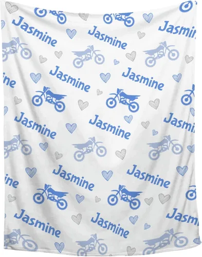 Vista 28 de Manta personalizada con nombre – Manta personalizada para niñas, niños, bebés, recién nacidos, niños pequeños, regalo de cumpleaños, tamaño infantil