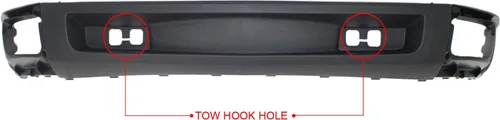 Vista 6 de Garage-Pro Cenefa inferior delantera compatible con Chevrolet Silverado 1500 2007-2013 Deflector de aire texturizado negro para todos los tipos