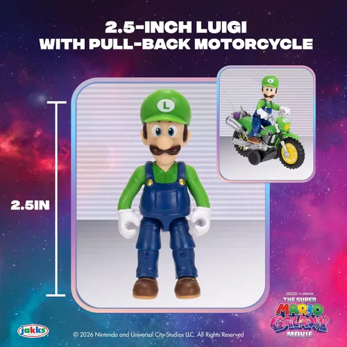 Vista 6 de THE SUPER MARIO BROS. MOVIE Figura 2 y vehículo