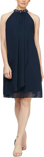 Vista 8 de S.L. Fashions Vestido tubo halter joya para mujer (Petite y Regular)