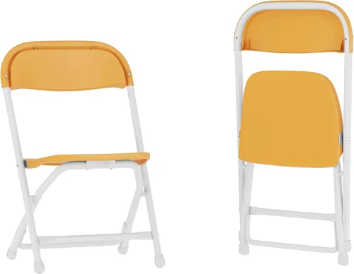 Vista 19 de Flash Furniture Paquete de 2 sillas plegables de plástico negro para niños