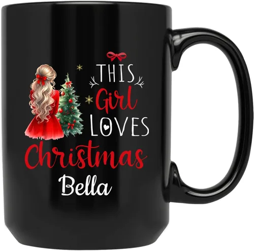 Vista 9 de Taza personalizada con nombre, diseño de muñeco de nieve con nombre, tazas de café de Navidad de muñeco de nieve, regalos personalizados para árbol