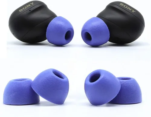 Vista 11 de Comply TrueGrip MAX - Almohadillas de espuma viscoelástica Auriculares inalámbricos Sony True Wireless Ultimate Comfort, aislamiento de ruido Negro