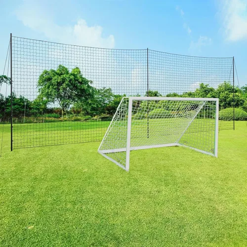 Vista 8 de Sistema de tope de bola - Red de respaldo de fútbol, resistente, alto impacto, barrera de práctica