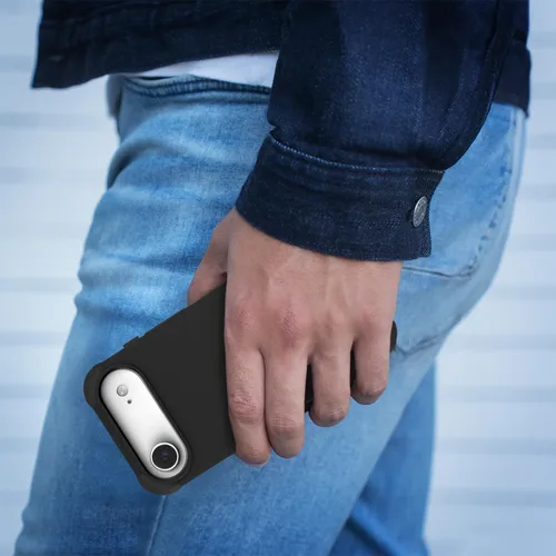 Vista 6 de PureGear Funda para Apple iPhone Air (2025), funda magnética de protección probada y aprobada por militares, compatible con MagSafe resistente Negro