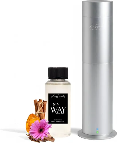 Vista 10 de Kit Inicial de Difusor de Aroma para Hasta 1000 Pies Cuadrados de Cobertura - 120ML de Aceite Esencial Sin Agua Incluido - Difusor de Aroma de Lujo
