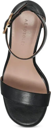 Vista 4 de Aerosoles Sandalia de tacón elegante para mujer, Negro