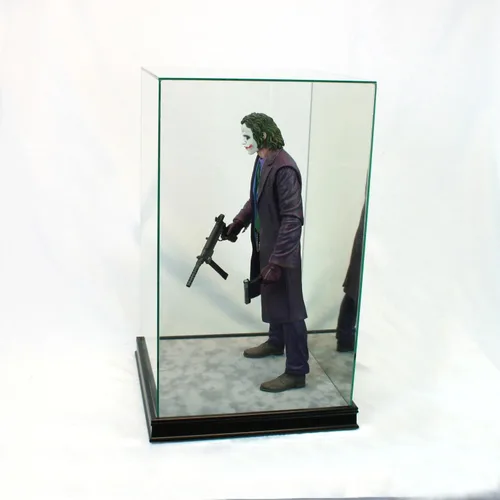 Vista 2 de Vitrina de estatuilla a escala 1/4 - Figura de cómic - Protección de vidrio transparente - Moldeado negro