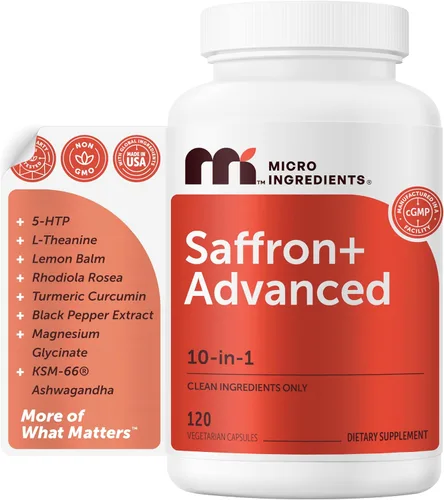 Vista 9 de Micro Ingredientes Azafrán+Suplementos Avanzados, 60 Cápsulas Vegetarianas