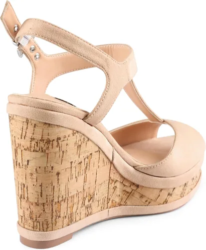 Vista 3 de JOY IN LOVE Sandalias con plataforma y hebilla para mujer