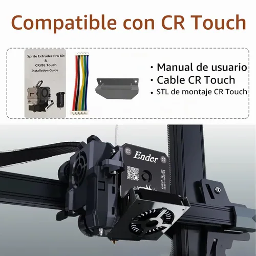 Vista 4 de Kit de Extrusora de Accionamiento Directo CR Sprite Pro, Kit de Actualización de Extrusora Completamente Metálica para Impresora 3D Ender 3/Ender 3