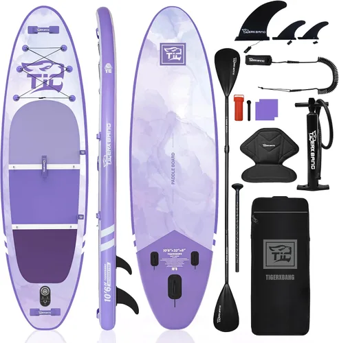 Vista 8 de Inflatable Paddle Board with Premium SUP Board Accessories, Allround Paddle Boards for Adults/Youth,Stand Up Paddle Board Defender Collection