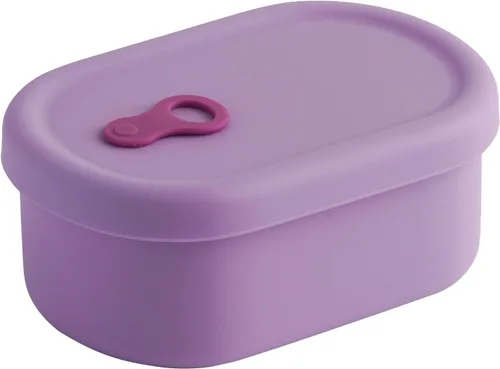 Vista 10 de Recipiente de comida de silicona coreana con ventilación de vapor, manzana verde 4pc