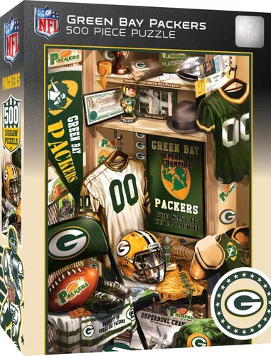 Vista 11 de MasterPieces Rompecabezas de 500 piezas para adultos para el Día del Juego, NFL San Francisco 49ers Locker Room, 15 x 21 pulgadas