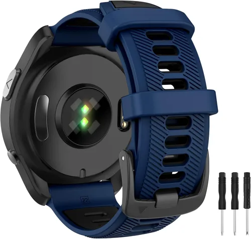 Vista 8 de OVERSTEP Compatible con Garmin Forerunner 965, 955, 945, 935, bandas intercambiables de 0.866 pulgadas de ancho para Fenix 7, Fenix 6 GPS, Fenix 5