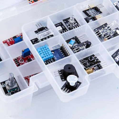 Vista 9 de ELEGOO UNO R3 Project - Kit de inicio más completo y kit de módulos de sensor 37 en 1 mejorado ELEGOO