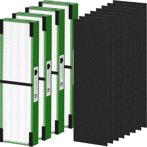 Vista 12 de Paquete de 4 filtros HEPA FLT4825SM Filter B de repuesto para eliminación de humo compatibles con purificador de aire G-Guardian AC4825 AC4825E