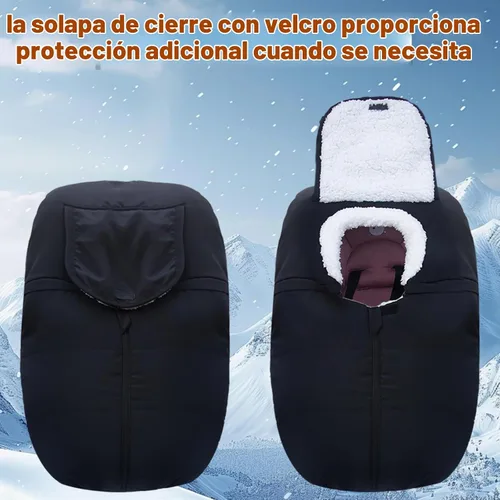 Vista 2 de Fairy Baby Funda de Asiento de Automóvil de Invierno para Bebés Carseat – Impermeable, Funda de Asiento de Automóvil Cálida para Bebé – Funda