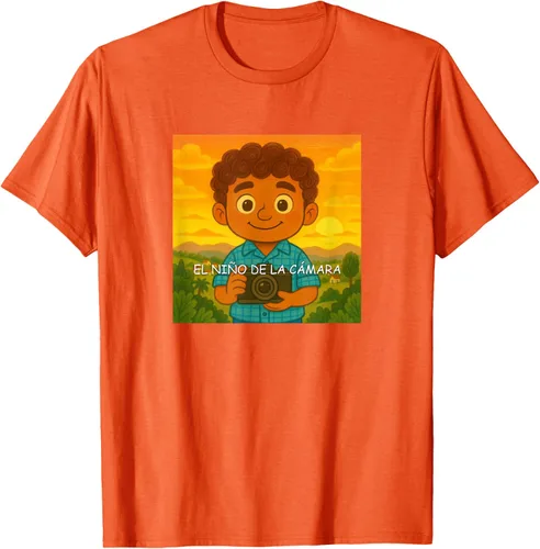 Vista 104 de Camiseta El Niño de la Cámara – Diseño Oficial del Cuento Ilustrado
